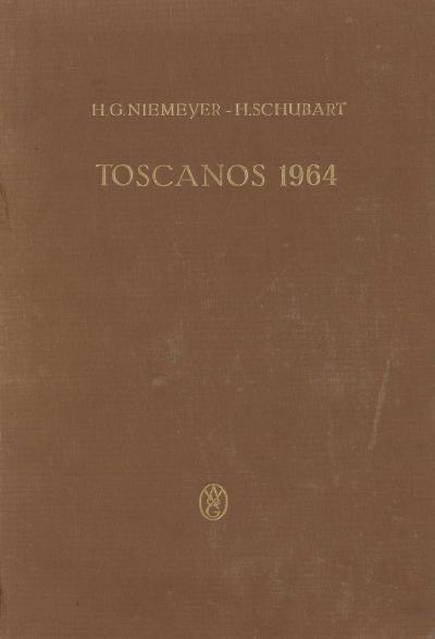 Titelbild für Toscanos: Die altpunische Faktorei an der Mündung des Río Vélez. 1. Grabungskampagne 1964 
